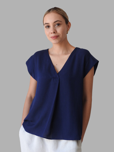 Blusa Casual Dama Fresca En Talla Extra Silueta Amplia