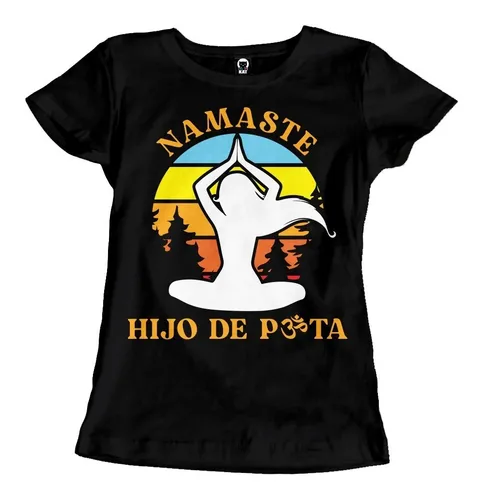 Playera namaste hijo de sale