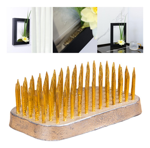 Pin De Flor Rana Herramienta Fija Ikebana Kenzan Arreglo