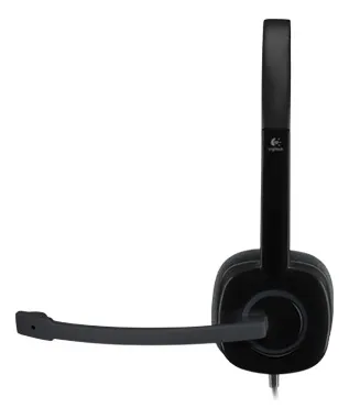 Audífonos Teletrabajo/call Center Logitech H151 Negro