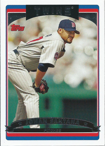 Barajita Johan Santana Topps 2006 #468 Twins Minnesota