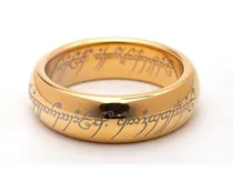 Comprar O Um Anel - Senhor Dos Anéis - Tungstênio Banhado Ouro