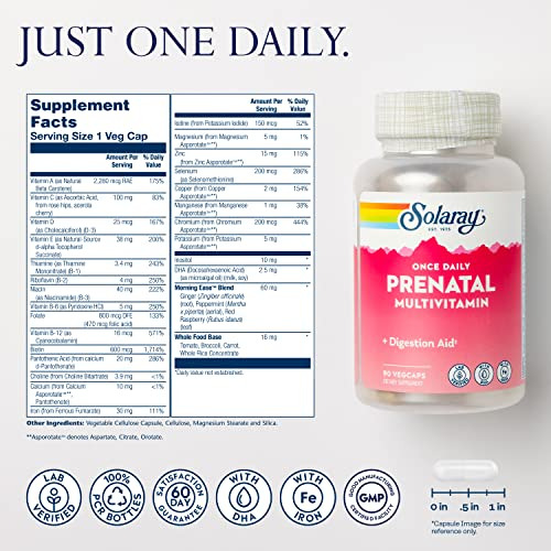 Multivitaminico Prenatal Solaray Once Daily Prena B00aaxfpra