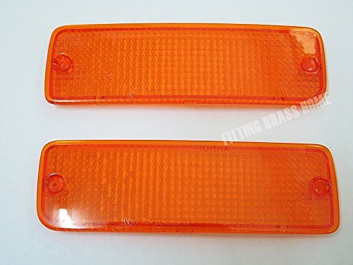 Bumper Luz Lente Color Naranja Para Toyota Hilux Mighty Par