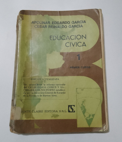 Educación Cívica 1 García García Sainte Claire 1988