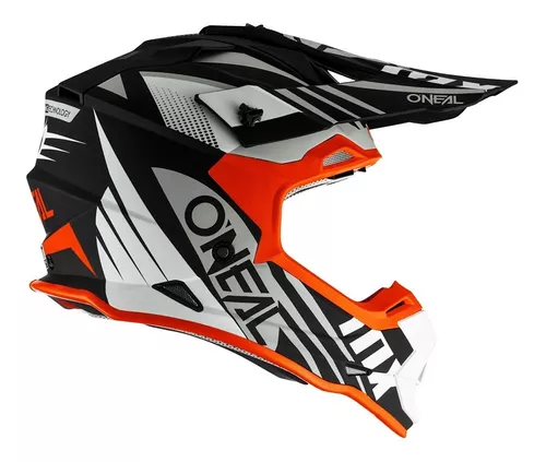 Casco ONeal 2 Series SPYDE ORANGE WHITE - Motoshop Ezeiza