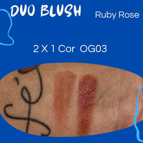 Duo De Blush Multiuso Obsidian Ruby Rose Cor 03