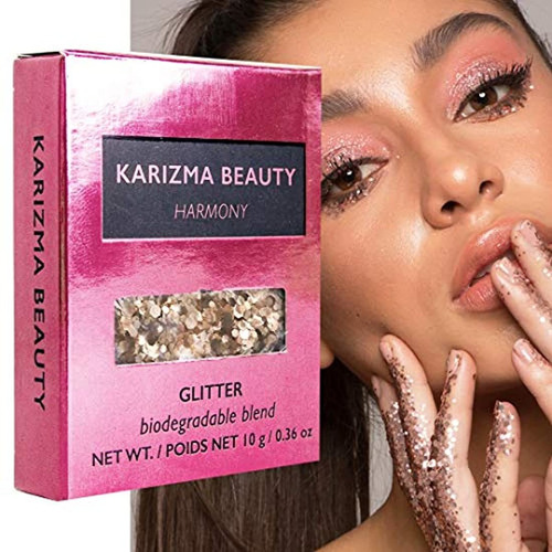 Harmony Biodegradable Chunky Glitter // Karizma Beauty Silve