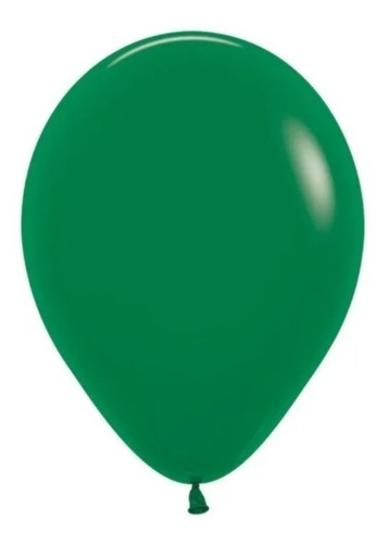 Globos R12 X 50 Unid. Verde Selva.