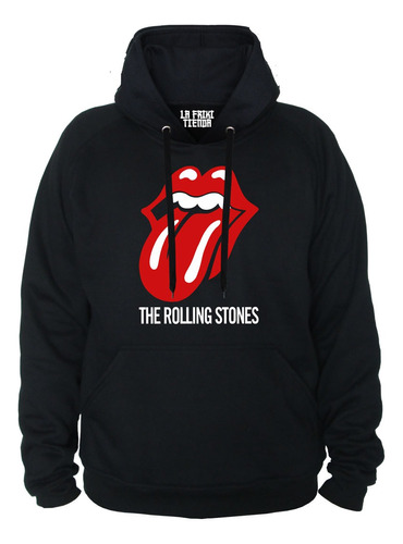 Buzo Buso Saco Con Capota Rock The Rolling Stones Logo