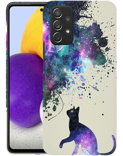 Funda Para Samsung Galaxy A52 - Blanca Con Gatos