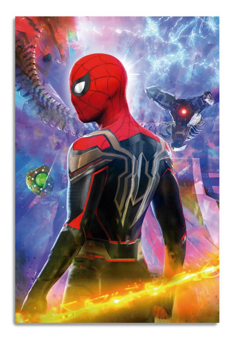 Cuadro Moderno Spider-man No Way Home 60x40 Cm Gs Cuadros