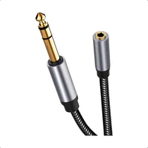 Comprar Alargador Audífonos Adaptador 3,5 A 6,35 Plug Cable 3 Metros