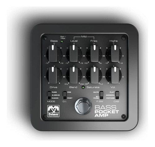 Palmer Bolsillo Amp Bass Portatil Preamplificador