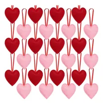 Comprar 24 Piezas Sentir Adornos Colgantes De Corazón Adornos En For