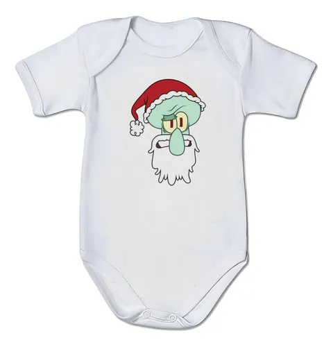 Mamelucos Body Para Bebé Navidad Navideños Calamardo Mm0028
