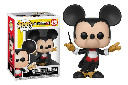 Funko Pop #428 Conductor Mickey 90th - Disney 100% Original!