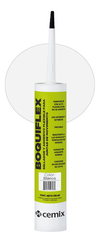 Boquiflex Sellador Y Adhesivo Flexible - Blanco