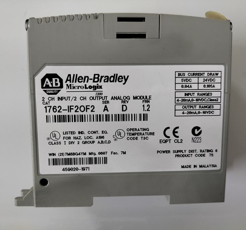 Allen Brandley Módulo 1762 If2of2 Nuevo (precio A Tratar)