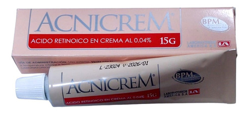 Crema Anti Acné Acnicrem 15g - g a $1100