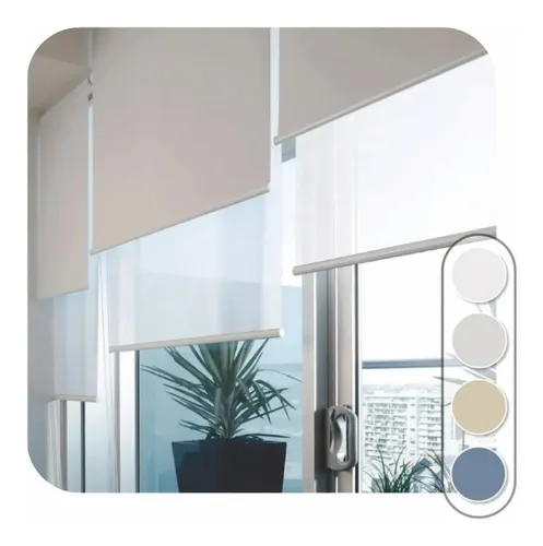 Blackout A Medida . Cortinas Roller Doble Sunscreen Blackout A Medida . Cortinas Roller Doble Sunscreen