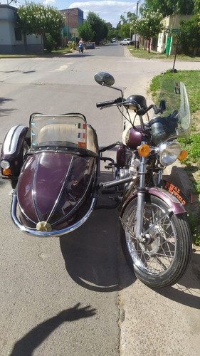 Imagen 1 de 5 de Royal Enfield , 535cc Lightning 1998 Con Sidecar,,permutaria