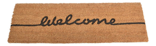 Felpudo Coco Con Goma Calada 25 X 75 Cm Welcome 75 Cm 25 Cm