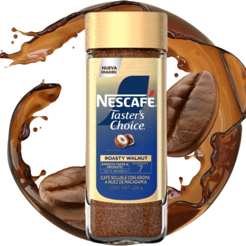 Nescafé Tasters Choice Roasty Walnut Nuez Tostada 250g