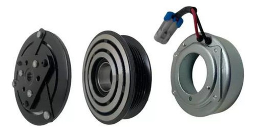 Conjunto Embreagem Compressor Ar Gm Onix Prisma Spin Cobalt 