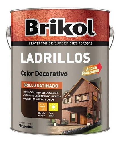 Brikol Ladrillos Impermeabilizante Protector X 4lts