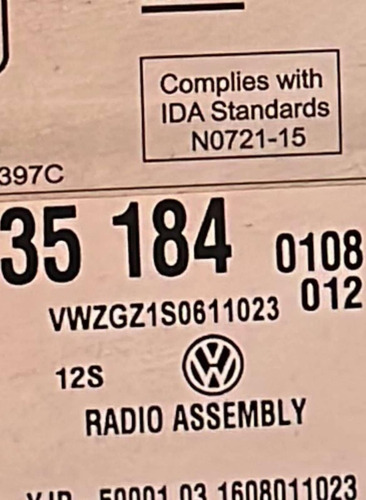 Códigos De Radio Vw Y Seat