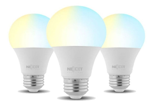 Focos Led Inteligentes Nexxt - Pack De 3 Focos Blancos