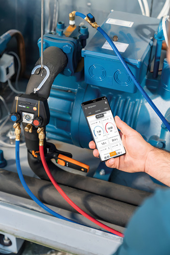 Testo 0564 2550 manifold digital controlado por app con bluetooth