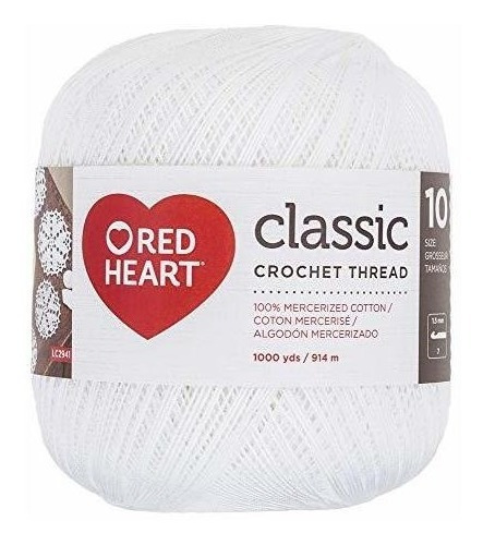 Abrigos Crochet Corazón Rojo Crochet Clásico, Tamaño De Hilo