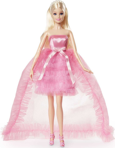 Muñeca Barbie, Deseos De Cumpleaños, Regalable, Rubia Con Ve