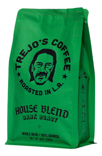 Trejo's Coffee House Blend - Café De Grano Entero Tostado Os