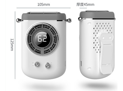 Ventilador Usb De Cuello - Portátil Para Exterior/mesa