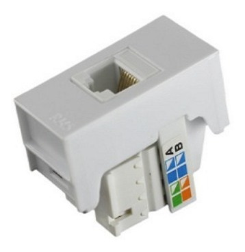 1 Modulo Ilumi Slim Bco Tomada Rj-45 8164 Fera 102623