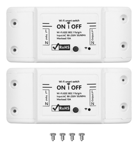 Controle De Voz Wifi, 2 Unidades, Mini Função De Temporizado