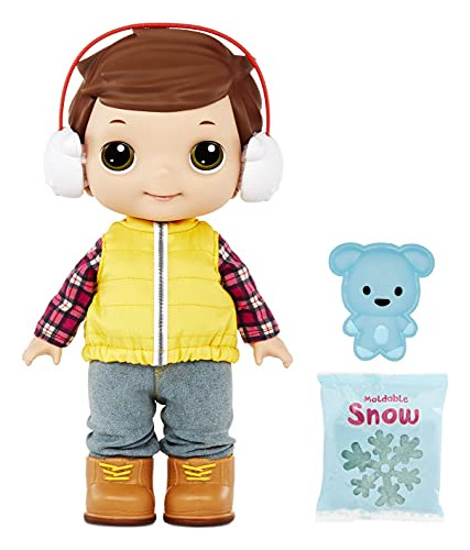 Lilly Tikes Snow Day Tommy Doll With Winter Vest Outfit, Whi