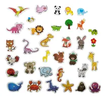 Comprar 40 Piezas De Animales De Nevera, Animales De Aprendizaje