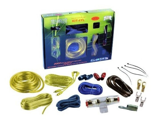 Absolute Usa Kit-4yl Kit Completo De Conexión De Amplificado