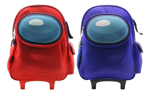 Mochila Among Us 16 Primaria Con Carro 2023 Mundo Moda