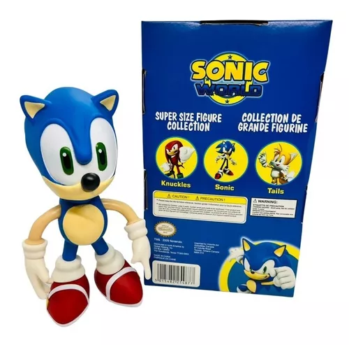 Boneco sonic articulado 25 cm