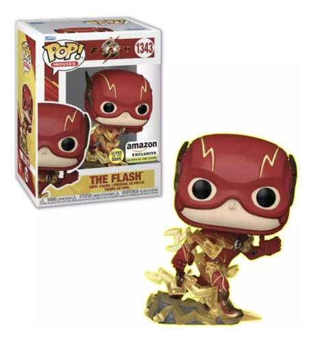 The Flash Funko Pop #1341 / Flash Dc / Glow Brilla Amazon