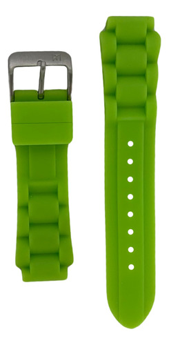 Correa De Reloj Caucho Verde 18mm, 20mm, 24mm