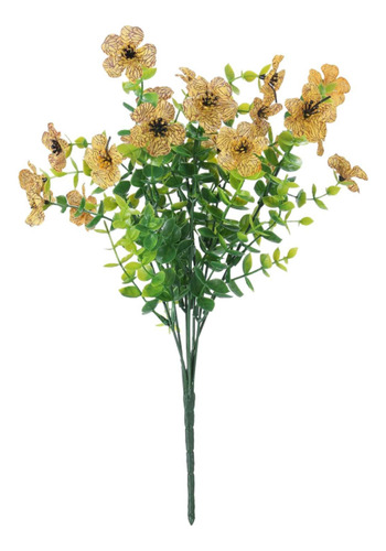 De Flores Artificiales La Vegetación Eucalipto Hojas Planta