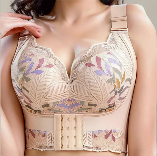Sujetador Para Mujer, Ropa Interior Fina, Talla Grande, Sin