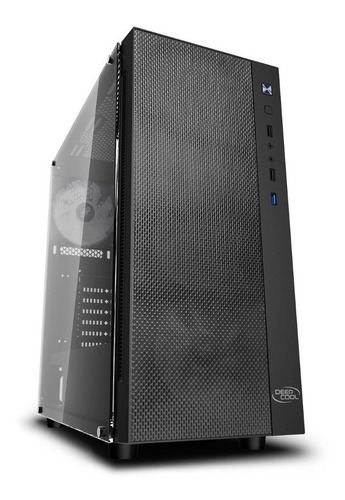 Gabinete Gamer Deepcool Matrexx 55 Mesh 4 Fans Rgb Templado Color Negro