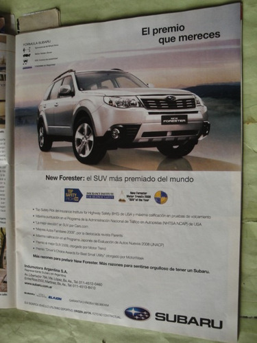 Publicidad Subaru Forester Año 2009